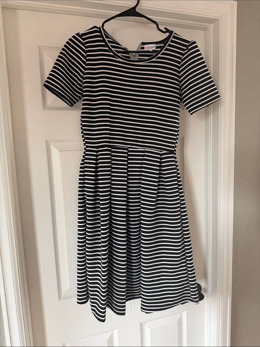 Black & White Striped Dress